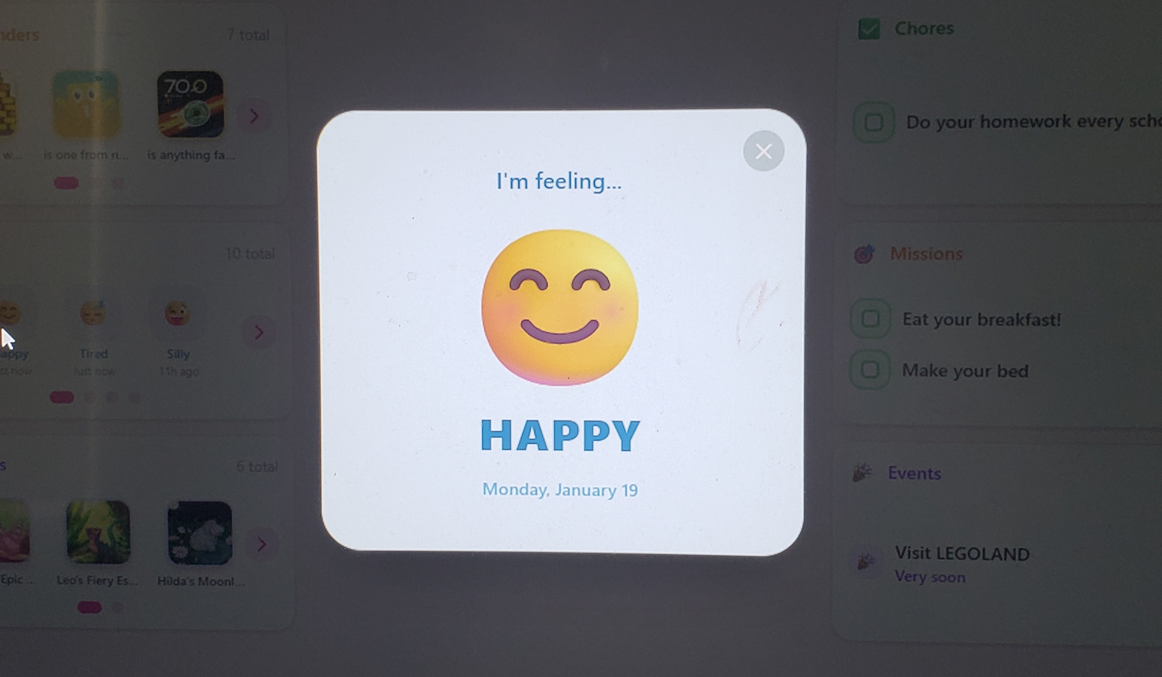 Echo - Daily check-ins